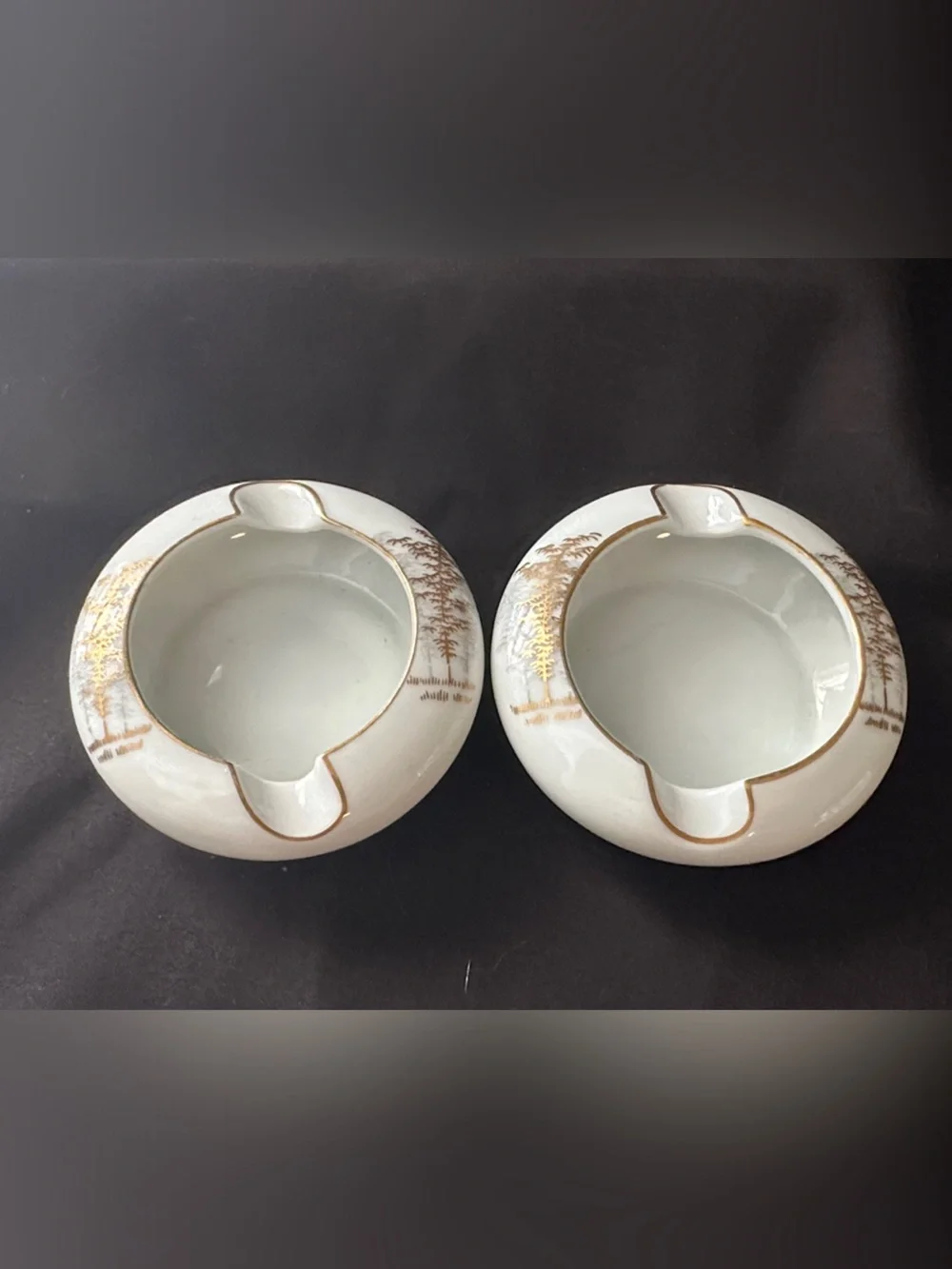 Fukagawa Arita Cocktail Ashtrays (Pair of 2)